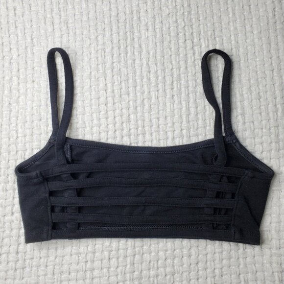 Mudd Black Strappy Bralette S/M - Picture 2 of 3